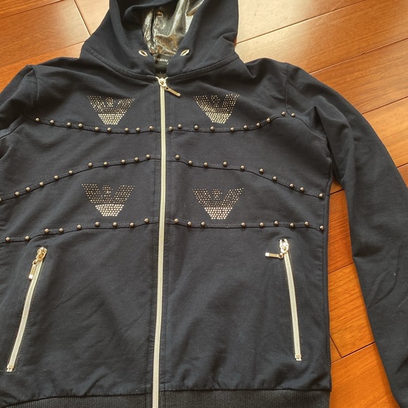 Emporio Armani Ladies fully zip up size small - Picture 2 of 4